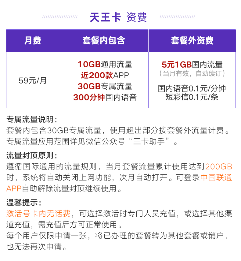 2022中国联通青春真实流量卡套餐资费表（申请办理入口）插图10