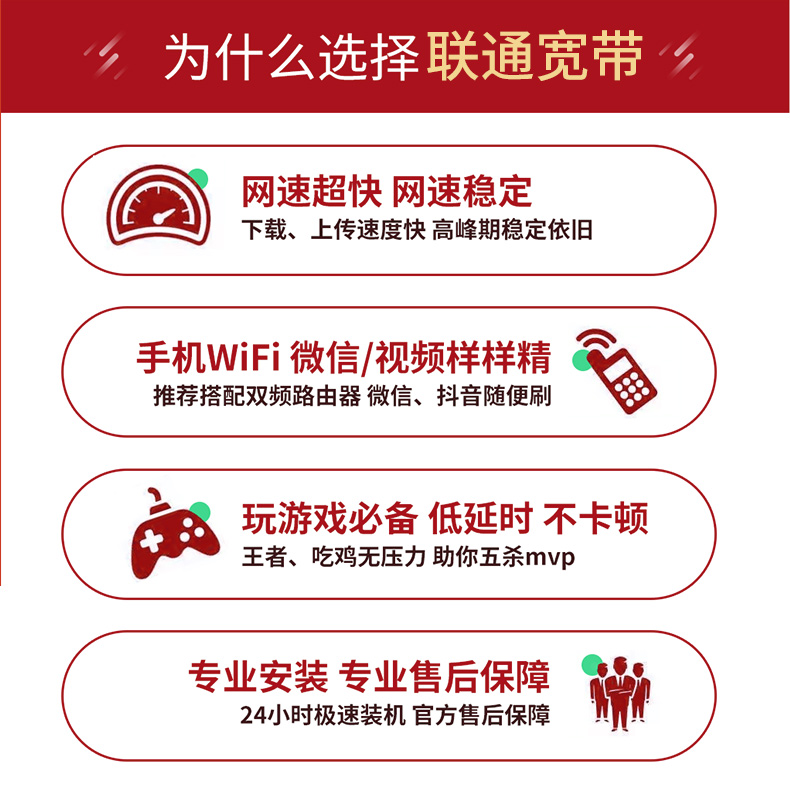 广州黄埔区联通宽带办理安装 无线WIFI宽带套餐资费表插图8