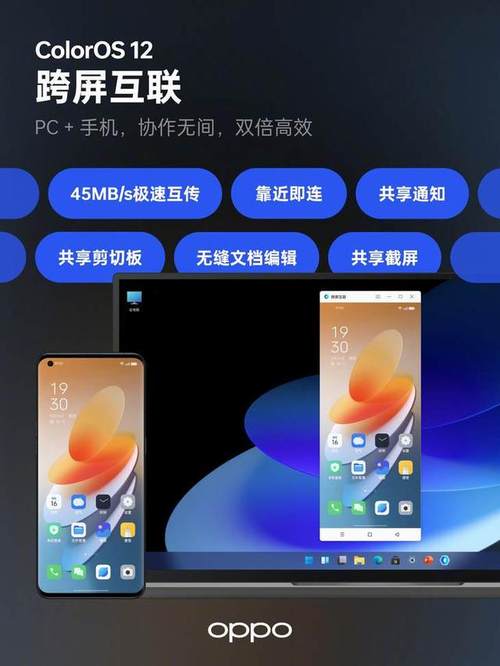 手机电脑无缝互通 ColorOS 12跨屏互联功能体验