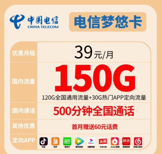 2022年全网最便宜的流量卡套餐（100G-300G真实流量卡办理）