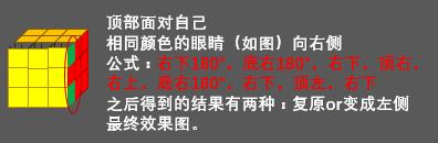 如何快速复原三阶魔方(三阶魔方打乱后最简单的复原方法)-第29张图片-蝶芒网
