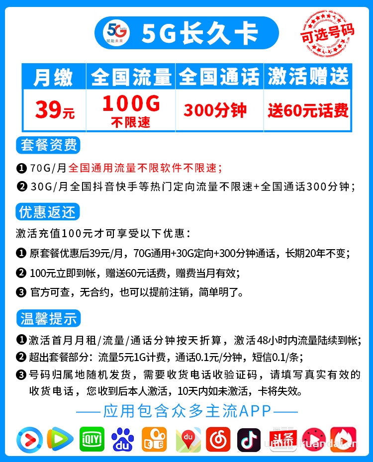 中国电信流量卡套餐大全
