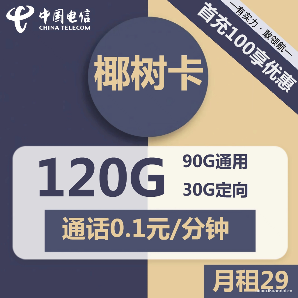 电信椰树卡29元包90G通用+30G定向+通话0.1元/分钟（激活方法教程）插图