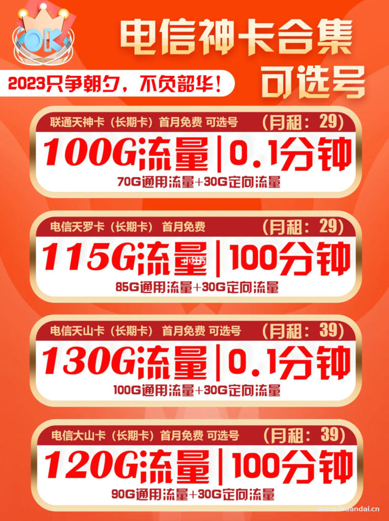 2023年2月最超值的流量卡套餐精选合集