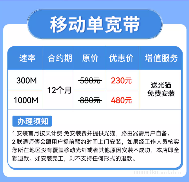 2023上海移动联通电信宽带套餐大全（上海宽带办理安装流程）插图4