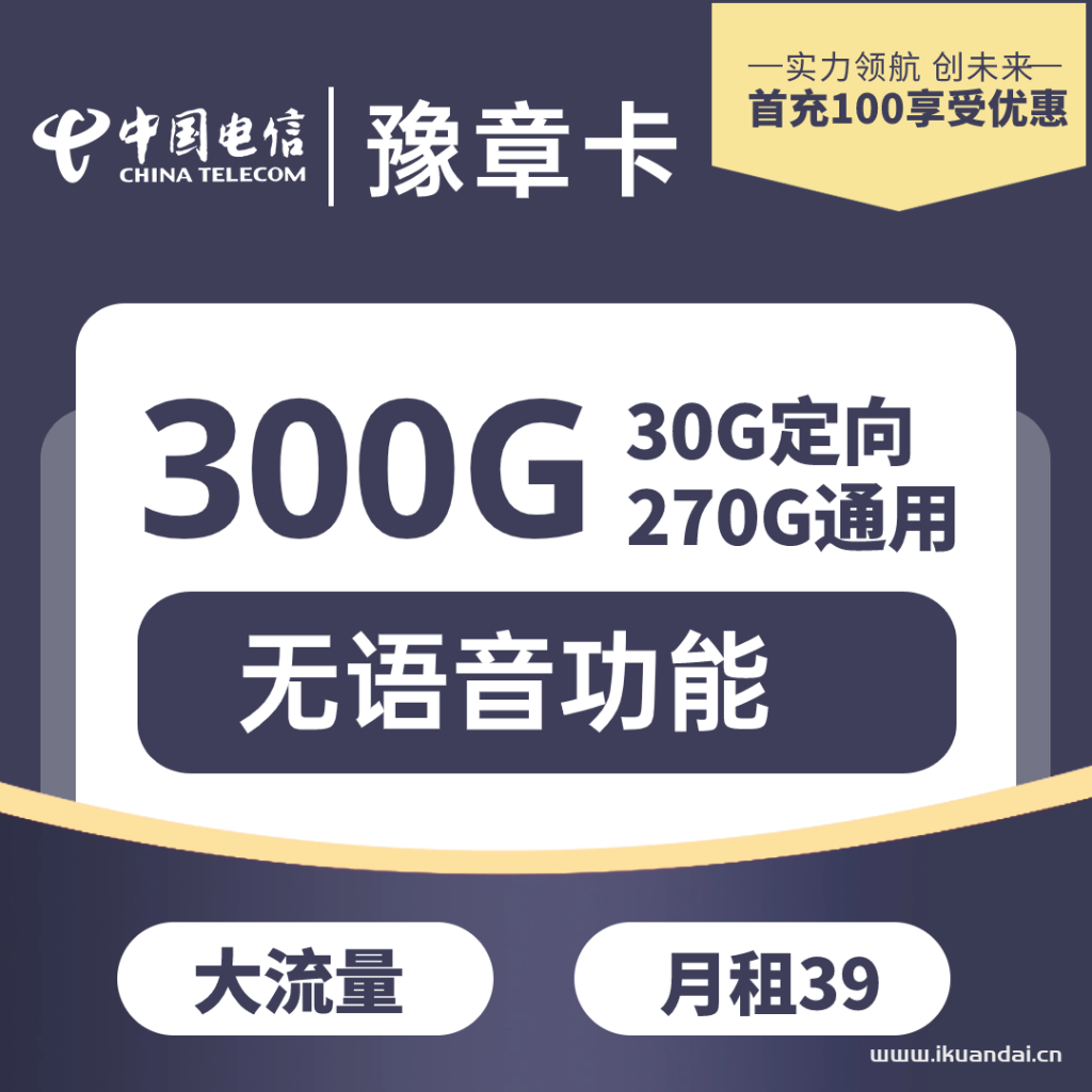 超大电信流量卡 39元包300G全国通用（申请办理入口）插图