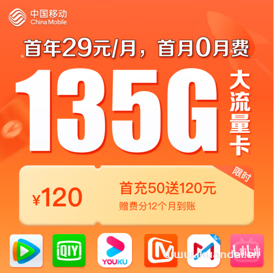 移动花卡19元套餐详细介绍（移动大王卡申请办理入口）